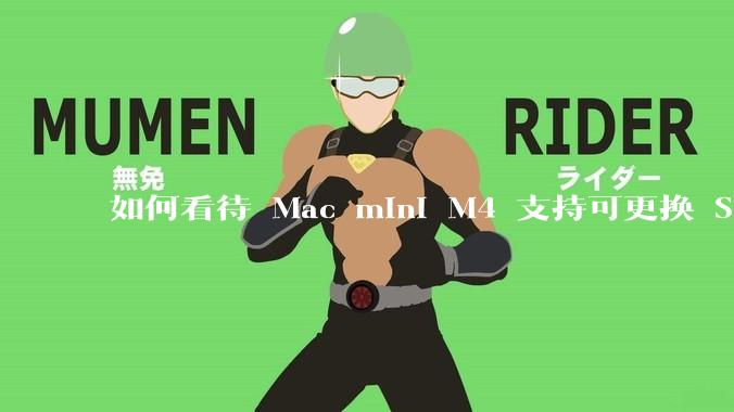 如何看待 Mac mini M4 支持可更换 SSD？