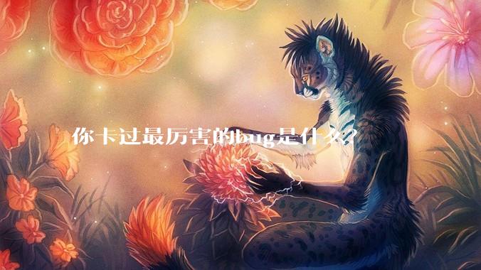 你卡过最厉害的bug是什么？