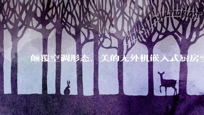 颠覆空调形态，美的无外机嵌入式厨房空调新品是黑科技还是噱头？